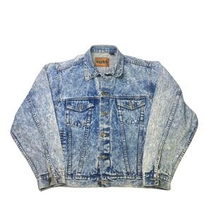 Vintage‎ 90s Boss denim jean stonewashed jacket